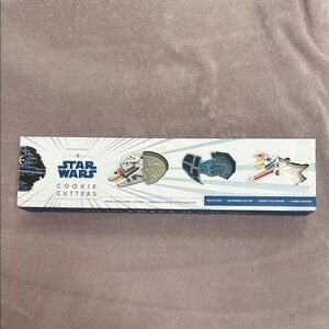 Star Wars Spaceship Cookie Cutter Set - Gray and Blue - Press and Stamp